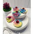 thumbnail image 2 of DEZICAKES Fake Cookie Rainbow Cherry Butter Cookie Dessert Prop Decoration Dezicakes, 2 of 5