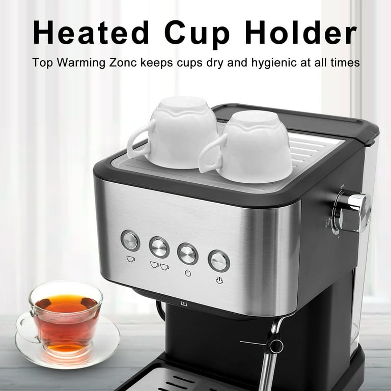 Fyydes Espresso Machine, 20 Bar, Water Tank, Milk Frother