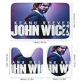 thumbnail image 3 of John Wick-theme 4-Piece Shower Curtain Set with Rugs, Waterproof Bathroom Decor Set Includes Bath Mat, U-Shaped Rug, Toilet Lid Cover and Curtain with Hooks, 3 of 6