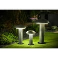 thumbnail image 5 of Luxen Home Cement 21in.H Mushroom-Top LED Solar Bollard Light, 5 of 5
