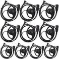 thumbnail image 1 of AOER D Shape Earpiece Headset PTT for Motorola Talkabout COBRA Two Way Radio Walkie Talkie 1pin_10 pack_, 1 of 1