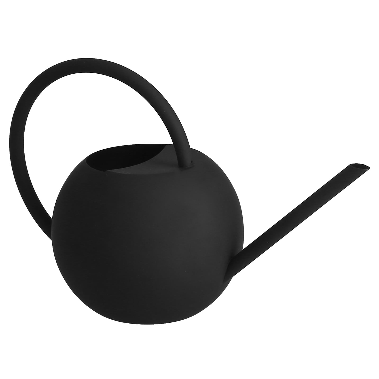 Riousery 400ml / 13.5 oz Black Stainless Steel Watering Can Long Spout Plant Kettle Pot for Indoor Outdoor Garden Patio Balcony