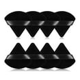 thumbnail image 7 of 8Pcs of Triangular Powder Puff Makeup Sponges, Made of Super-soft Velvet, Designed for Contouring, Eye, and Corner, Beauty Blender Foundation Mixing Container.(Black), 7 of 7