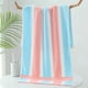 thumbnail image 1 of Accesorios de baño Funda de toalla a rayas de 13 x 28 pulgadas Toalla de algodón suave y gruesa absorbente para el hogar, 1 of 6