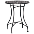thumbnail image 1 of Outsunny Table Mosaïque, Table de Patio Ronde pour Jardin, Noir, 1 of 9