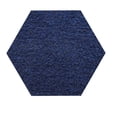 thumbnail image 1 of Galaxy way solid color area rugs with Rubber Marine Backing for Patio, Porch, Deck, Boat, Basement or Garage with Premium Bound Polyester Edges Navy 12' Hexagon, 1 of 1