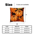 thumbnail image 5 of Maple Ieaf Pumpkin Velvet Bed Pillow Throw Covers Pillow Inserts Throw Pillows with Unique Patterns - Set of 2, Sizes 16x16, 18x18, 20x20 Inches for Various Occasions, 5 of 6