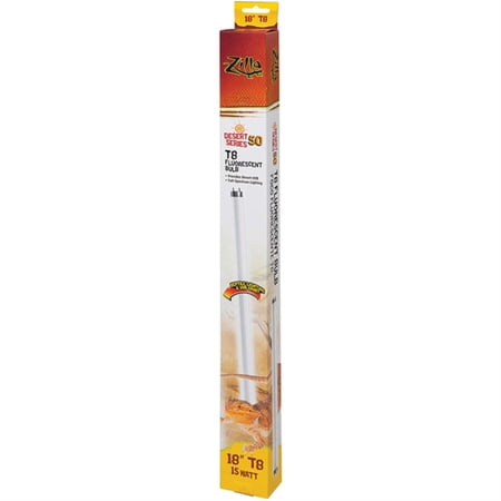 UPC: 0096316671072 | Zilla T8 Fluorescent Bulbs Tropical 15 Watts – PDS-096316671072