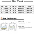 thumbnail image 2 of asdoklhq Sports Bras for Women Plus Size,Woman's Solid Color Lingerie Bra Underwear Bra, 2 of 7
