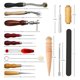 thumbnail image 3 of 31 Piezas De Herramientas De Costura De Cuero Diy Kit De Costura A Mano Artesanal De Cuero Tomshoo  31 piezas, 3 of 7