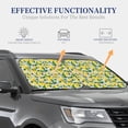 thumbnail image 4 of Balery 2 Piece Lemon1 Car Windshield Sun Shade|Foldable Front Windshield Shade for Car Front Window for Most Sedans SUV Truck-Medium, 4 of 7