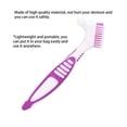 thumbnail image 4 of Denture Brush, 2pcs/Set, Specially Designed to Thorough Cleaning Dentures & Bridges, 4 of 5