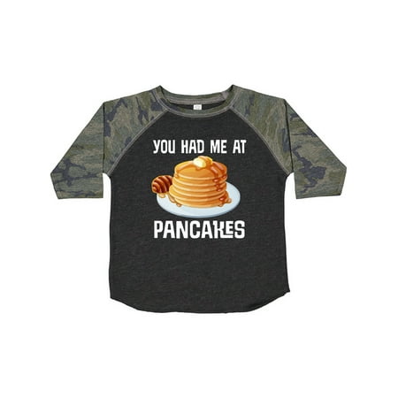 

Inktastic You Had Me at Pancakes Gift Toddler Boy or Toddler Girl T-Shirt