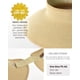 thumbnail image 4 of Sombrero con visera solar FURTALK para mujer, paja, ala ancha, plegable, 4 of 8