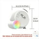 thumbnail image 2 of Proyector Galaxy Star con Luz RGB y Altavoz Bluetooth Lámpara de Luna LED USB 13 Diapositivas para Dormitorio Sala de Juegos Niños, 2 of 5