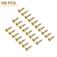 thumbnail image 3 of Uxcell 100 piezas Tornillos para Deck #8 x 3/4" Torx Tornillos de Madera para Exterior con Bit de Manejo T25, 3 of 7