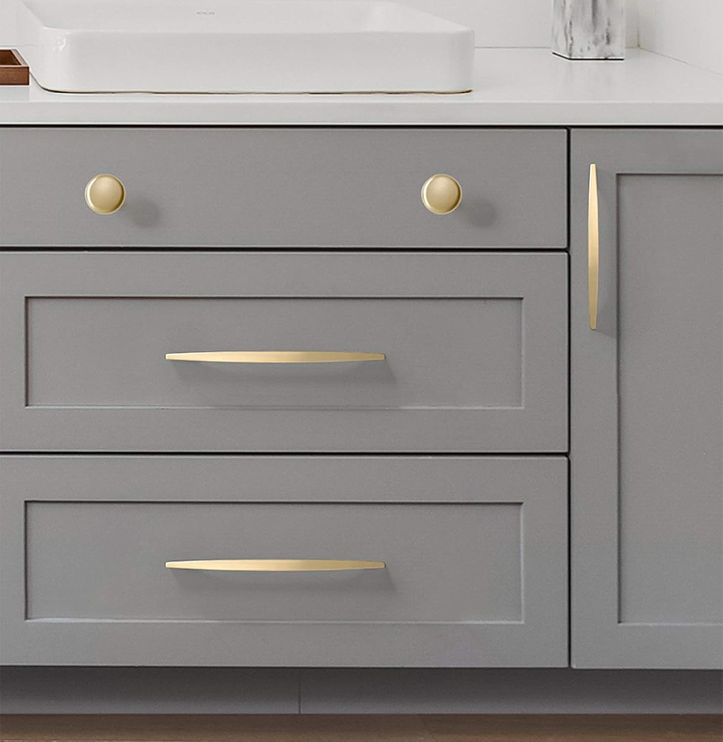 Gamvdout Cabinet Handles Drawer Kitchen Cupboard Handles Pull Bedroom Furniture Pull Handle Door knobs for wardrobes