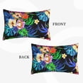 thumbnail image 4 of EasygdpColorful Flowers Polyester Fiber Double-Sided Pillowcase,Super Soft,Comfortable And Luxurious Pillowcase,Not Easy To Break Or Deform- 16"X24", 4 of 9