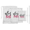 thumbnail image 3 of Darling Souvenir White Almost Mrs Wedding Favor Party Supplies Favor Bags&nbsp;Drawstring Pouches&nbsp;15 Pieces, 3 of 5