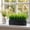 Black, variant on Gaderth 14" Artificial Grass Plant in Wooden Planter, Black Planter Window Box, Rectangular Wooden Planter Potted Herb Plant for Home Decor, Rustic Windowsill Planter Box with Faux Greenery
