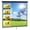 Black, variant on ZENY 120" 1:1 Manual Pull Down Auto Lock Projector Projection Screen Home Theater Presentation White