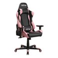 thumbnail image 1 of Techni Sport High Back Racing Chair with Padded Arms, PC Gaming Chair with Height and Tilt Adjustment, Pink, 1 of 4
