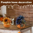 thumbnail image 4 of Artificial Pumpkin Sunflower Arrangement for Home Office Tabletop Decoration Autumn Harvest Festival Centerpiece, 4 of 4