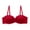 Red, variant on skpabo Women's Comfy Corset Bra Push Up Bra Non-Steel Ring Non-Marking Top Support Underwear Comfortable Gathering Anti-Glare Fixed One-Piece Bra for Work Office Size