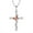01-January - Garnet, variant on Blaniy Butterfly and Cross Necklace 925 Sterling Silver Cubic Zirconia Jewelry Gifts for Women