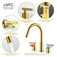thumbnail image 3 of Balen 8. in Widespread 2-Handle Bathroom High-Arc Faucet in Matte Black, 3 of 8