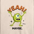 thumbnail image 3 of Monsters Inc. - Mike Yeah Maybe  - Women's Lightweight French Terry Long Sleeve Shirt, 3 of 5