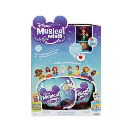 Disney Musical Minis Surprise Collectible Figures Plays Music Each Sold Separately for Child Ages 3 and up