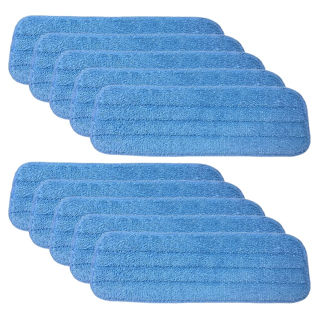 BRIGHTFUFU 10Ud Almohadillas Reemplazo De Tela Para Mopa De Limpieza Para Pisos