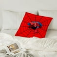 thumbnail image 2 of SpiderWeb Printed Cushion Covers Hidden zipper closure Double Sided Decorative Pillowcases Front Back Both Painted Superhero Cartoon Car decoration Home Sofa 18X18inch(45X45CM), 2 of 4