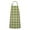 Green Beige Checkerboard, variant on Red White Checkerboard Checkered Pattern Apron-Garden Aprons for Women with Pockets-Cotton Linen Waterproof Kitchen Cooking Gardening Aprons Adjustable for Kitchen,Cooking,BBQ and Salon 33x27 Inch