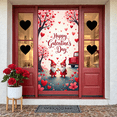 thumbnail image 6 of Heart-shaped Balloons Ladies Celebration Banner Red Gift Boxes Women's Party Display Lipstick Decor Pink Theme Girls' Gathering Backdrop for Women's Party Ladies' Gathering Girls' Night, 6 of 9