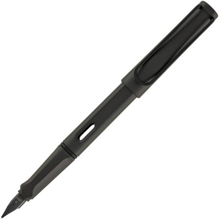 Lamy L17MBC Safari Charcoal Plastic Barrel Fountain Pen, Medium