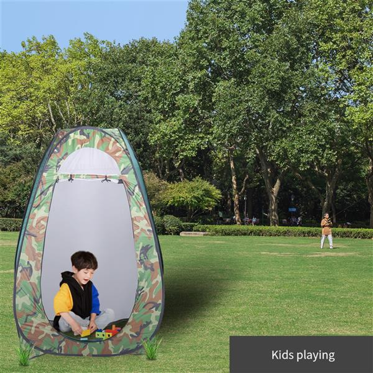 US IN STOCK- Shower Tents For Camping Pop-Up Privacy TentPortable Shower Tent Outdoor Camp Bathroom Changing Dressing Room Instant Privacy Shelters for Hiking Beach Picnic Fishing Potty - image 5 of 13