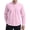 Pink, variant on HISDERN Blue Dress Shirts for Men Oxford Button Down Shirts Long Sleeve Regular Fit XL
