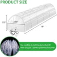 thumbnail image 3 of 2 in 1 Greenhouse Tunnel Greenhouses,Green Houses for Outside Garden Cloche Tunne Cover Garden Hoops Raised Beds,Outdoor Green House Kits to Build for Outside, 3 of 5