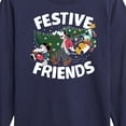 thumbnail image 3 of Disney - Mickey, Donald, & Goofy Festive Friends Christmas - Toddler & Youth Long Sleeve Graphic T-Shirt, 3 of 5