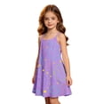 thumbnail image 4 of LIIPEE Girls Halloween Graphic Nightgown Spaghetti Strap Sleep Dress Kids Cozy Sleepwear 5-14 Years, 4 of 5