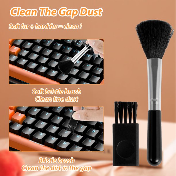Kit De Nettoyage Pour Clavier 16 En 1 - Brosse Antistatique, Souffleur Et Accessoires Pour PC, Ordinateur Portable Et Électronique