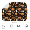 thumbnail image 2 of Happy Halloween Pumpkin Pattern Dish Drying Mat for Kitchen 1 Pack, Ultra Absorbent Microfiber Dishes Drainer Mats,18x24in(46x61cm), 2 of 4