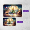 thumbnail image 5 of Merry Christmas British Shorthair Santa Hat Xmas Tree Winter Holiday Horizontal Metal Aluminum Sign Cat Lover Kitten Owner Gifts Wall Art Home Decor - 01013, 5 of 5