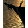 thumbnail image 2 of Larson, Scott 26x32 Gold Ornate Wood Framed with Double Matting Museum Art Print Titled - Sunset Sail I, 2 of 4