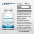 thumbnail image 2 of Puregen Labs Magnesium Oxide 400mg [High Potency] 120 Tablets – 2PK, 2 of 7