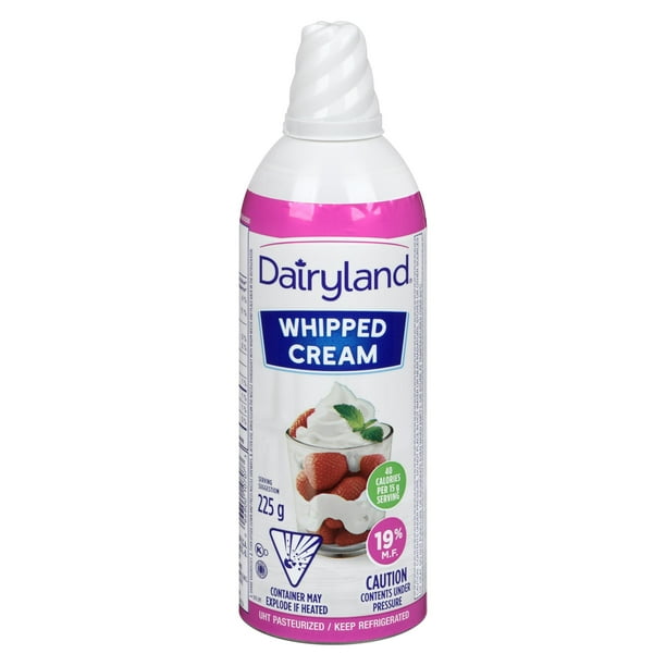 Dairyland Aerosol Whipped Cream 19 M.F., 225G Walmart.ca