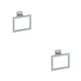 thumbnail image 3 of stanreset 1/2/3/5 Bathroom Hardware Set Stainless Steel Towel Bar Ring Paper Holder Multifunction Robe Hook Modern Style Rack Kit Silver ring 2PCS, 3 of 6