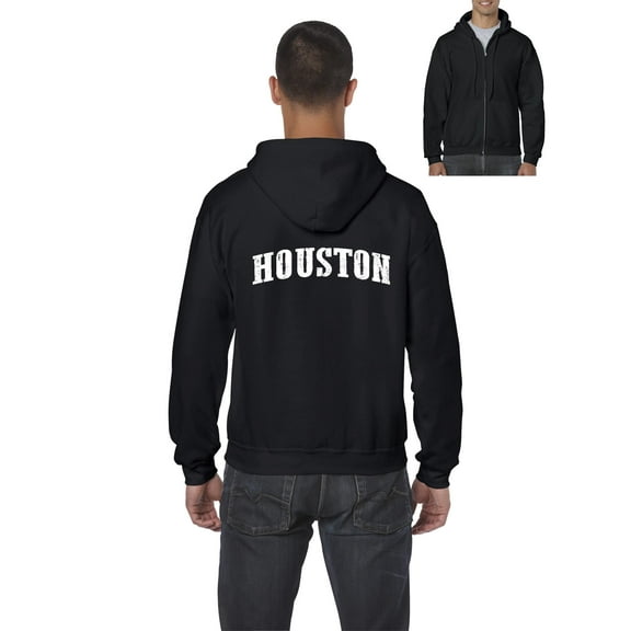 IWPF - Men's Sweatshirt Full-Zip Pullover - Houston